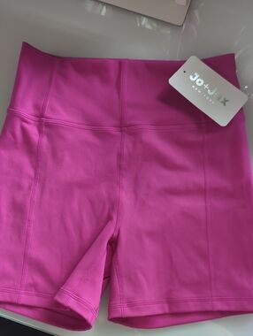 Jo+Jax Pink High-Rise Bike Shorts